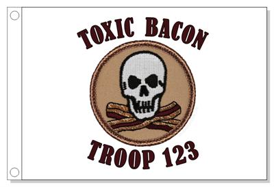 Toxic Bacon Patrol Flag