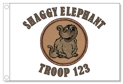 Shaggy Elephant Patrol Flag