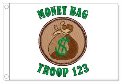 Money Bag Patrol Flag