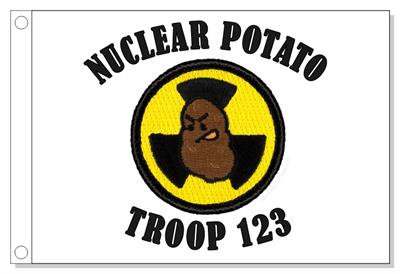 Nuclear Potato Patrol Flag