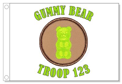 Gummy Bear Patrol Flag