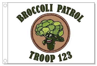 Broccoli Guy Patrol Flag
