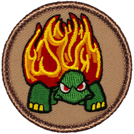 Flaming Turtle Patrol Patch