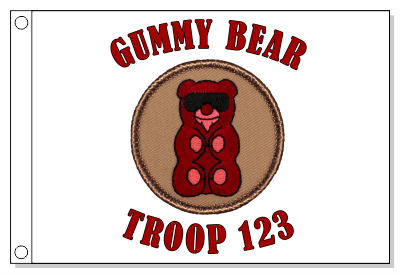 Cool Gummy Bear Patrol Flag