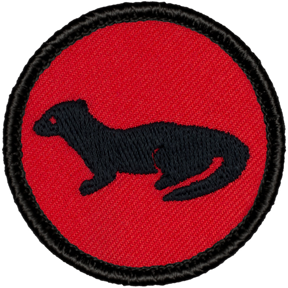 Otter Patrol Patch - Red/Black Retro
