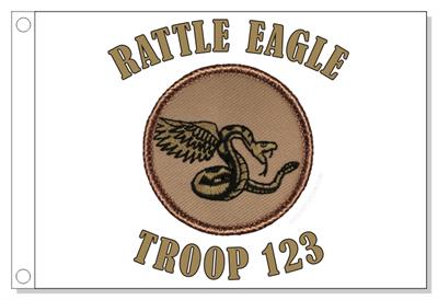 Rattle Eagle Patrol Flag