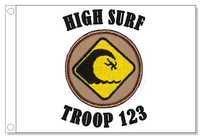 High Surf Patrol Flag