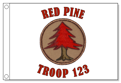 Red Pine Patrol Flag