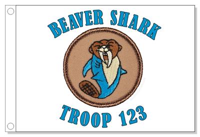Beaver Shark Patrol Flag