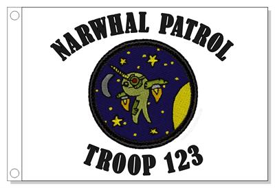 Cyber Narwhal Patrol Flag