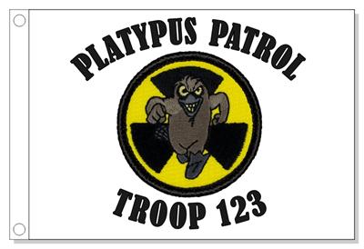 Nuclear Platypus Patrol Flag