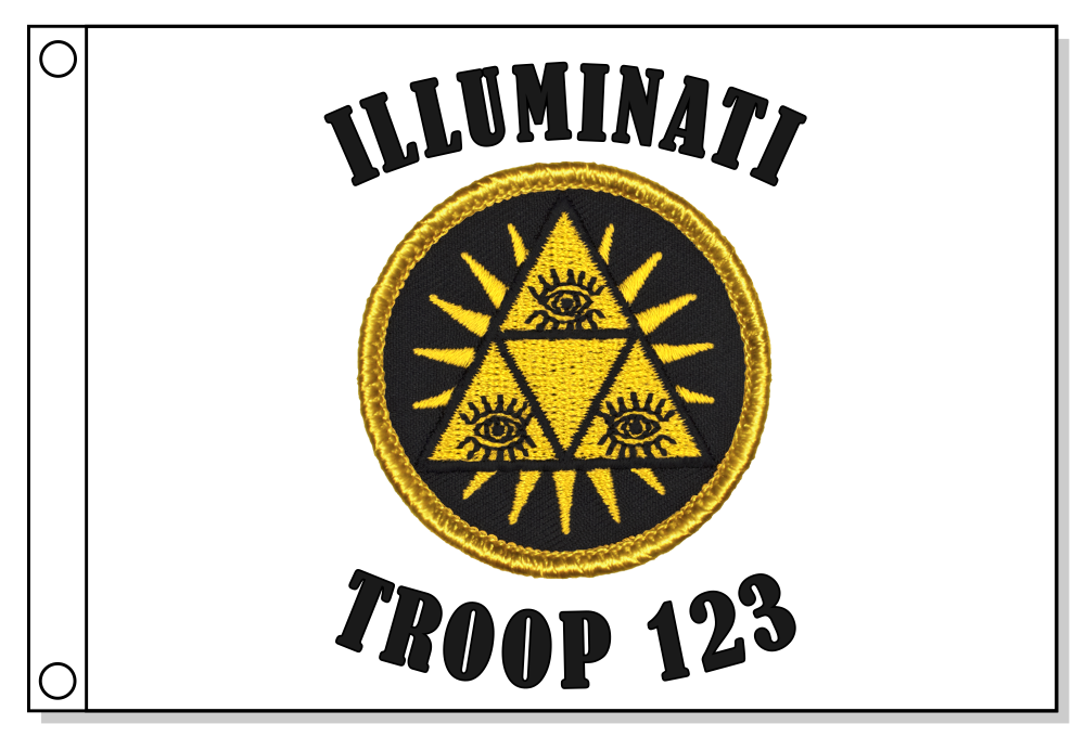 Illuminati Patrol Flag