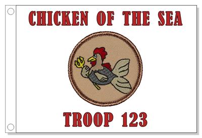 Chicken of The Sea Patrol Flag