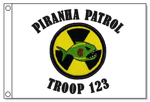 Nuclear Piranha Patrol Flag