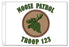 Green Moose Patrol Flag