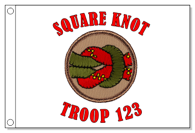 Square Knot Patrol Flag