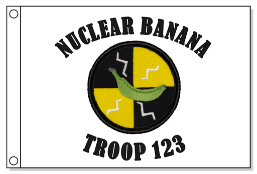 Nuclear Banana Patrol Flag