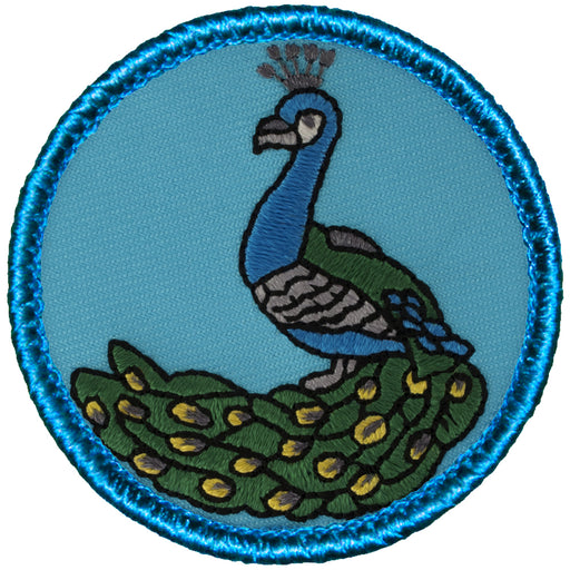 Peacock Patrol Patch - Blue