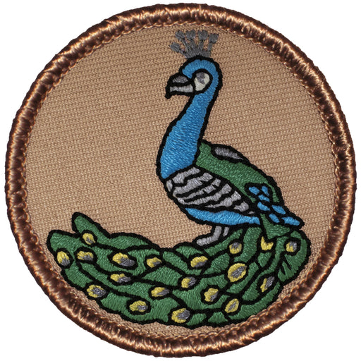 Peacock Patrol Patch - Tan