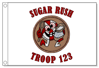 Sugar Rush Patrol Flag