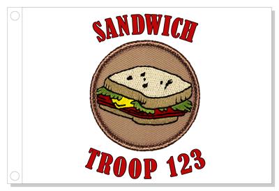 Sandwich Patrol Flag