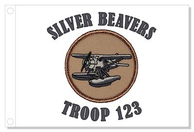 DHC-2 Beaver Plane Patrol Flag