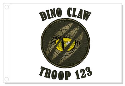 Dino Claw Patrol Flag