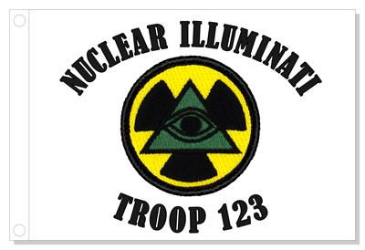 Nuclear Illuminati Patrol Flag