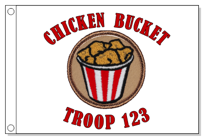 Chicken Bucket Patrol Flag