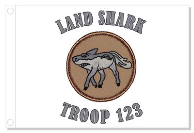 Land Shark Patrol Flag