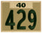 Khaki/Green Veteran Bar Custom Troop Number Patches