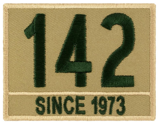 Khaki/Green Caption Custom Troop Numbers
