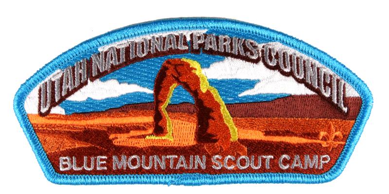 Utah National Parks CSP SA-New Blue Mountain Scout Camp Blue Border
