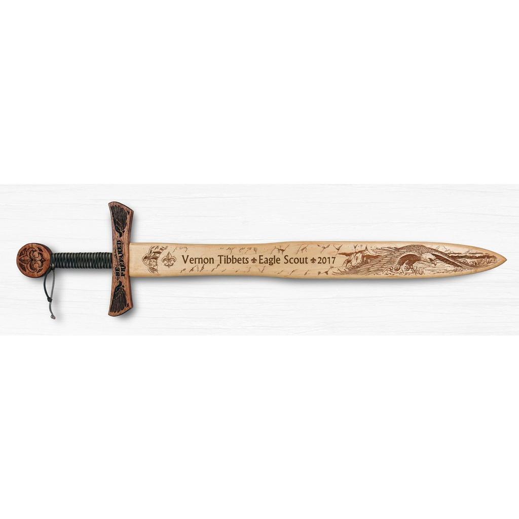 Eagle Sword イーグルソード NKA 6'8 チャンネル入り Scout - Wooden Sword for Eagles — Eagle Peak Store