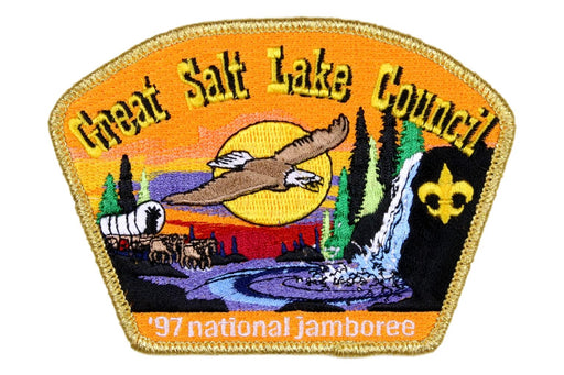 Great Salt Lake JSP 1997 NJ Gold Mylar Border