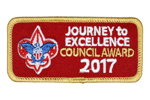 2017 Council Journey to Excellence Award Gold Patch