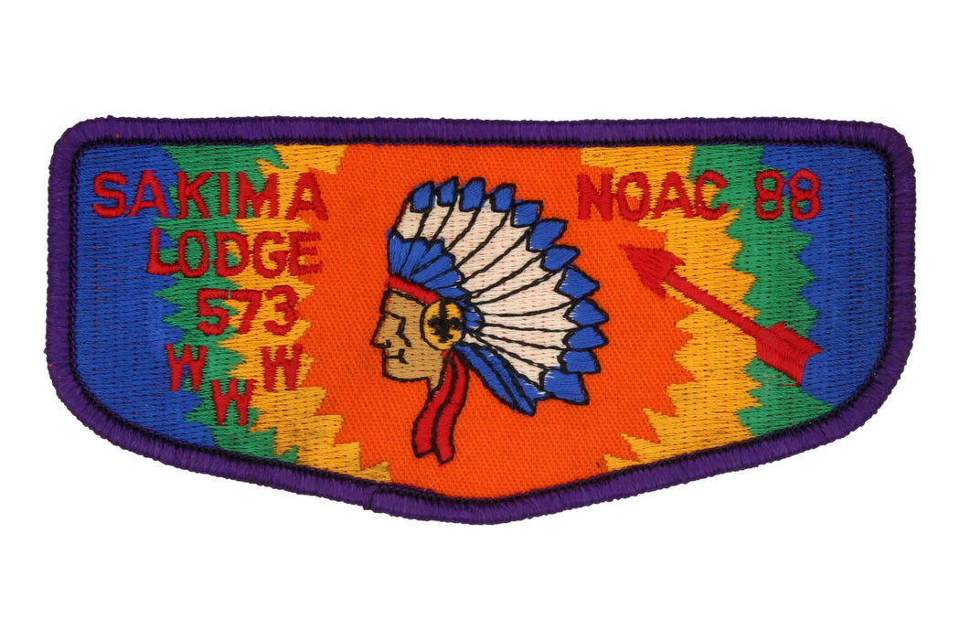 Lodge 573 Sakima Flap NOAC 1988