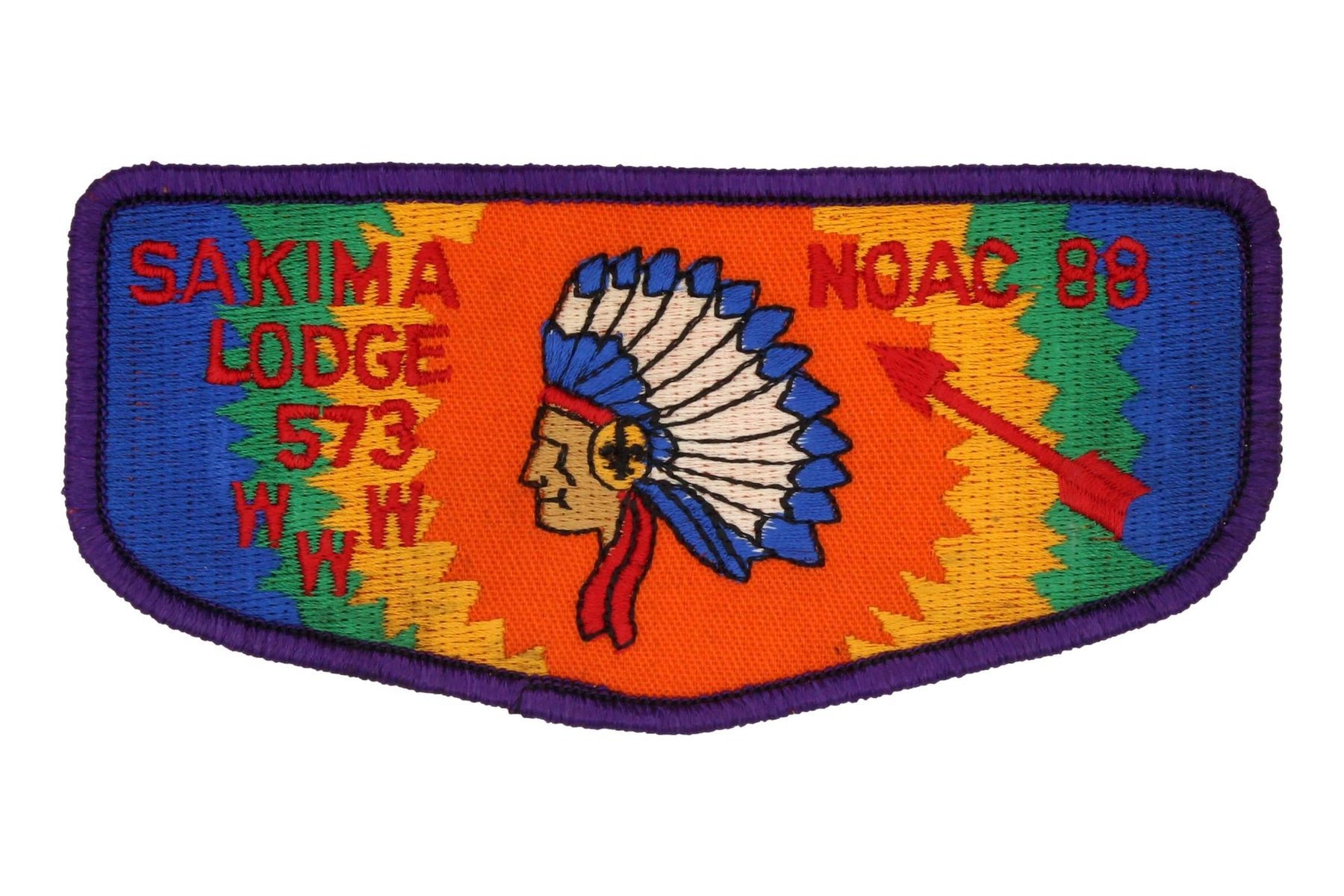 Lodge 573 Sakima Flap NOAC 1988