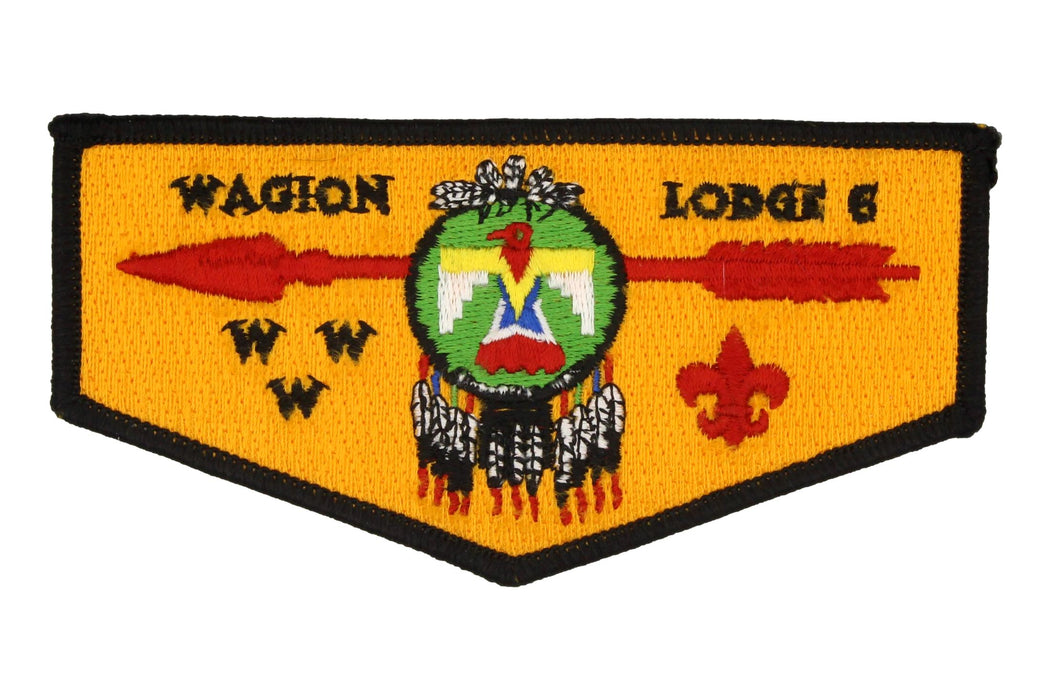 Lodge 6 Wagion Patch Flap