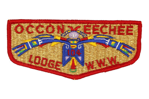 Lodge 104 Occoneechee Flap