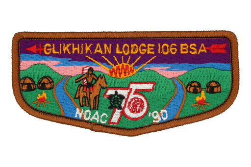 Lodge 106 Glikhikan Flap noac 1990