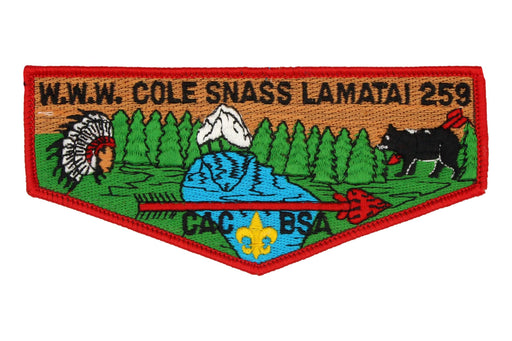 Lodge 259 Cole Snass Lamatai Flap
