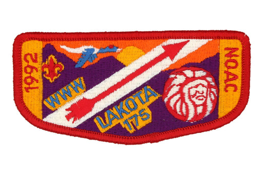 Lodge 175 Lakota Flap NOAC 1992