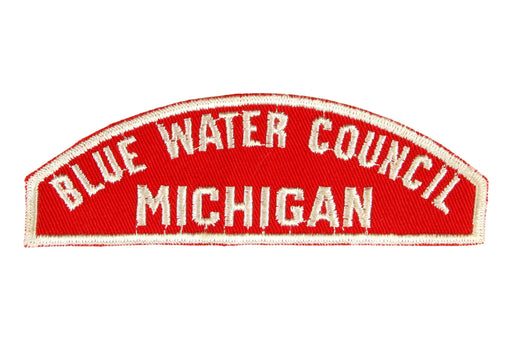 Blue Water Council Red and White Council Strip