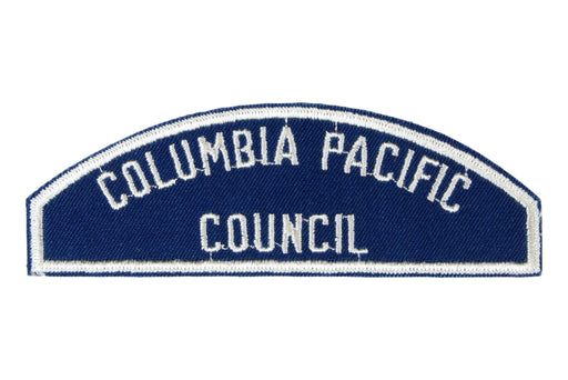 Columbia Pacific Blue and White Council Strip