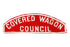 Covered Wagon Red and White Council Strip
