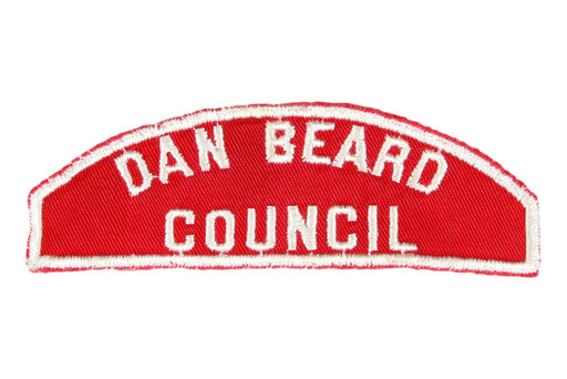 Dan Beard Council Red and White Council Strip