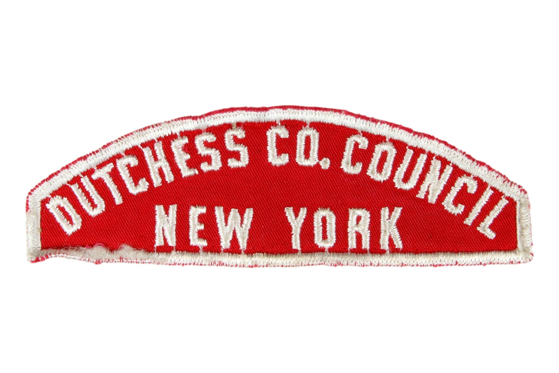Dutchess Co. Red and White Council Strip