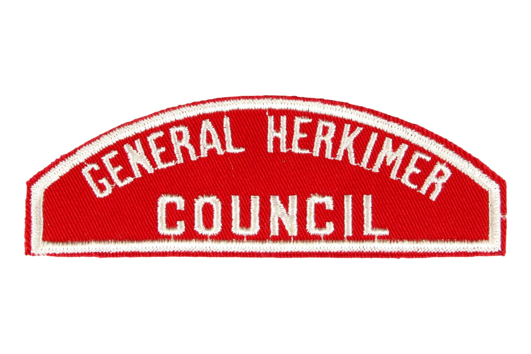 General Herkimer Council Red and White Council Strip