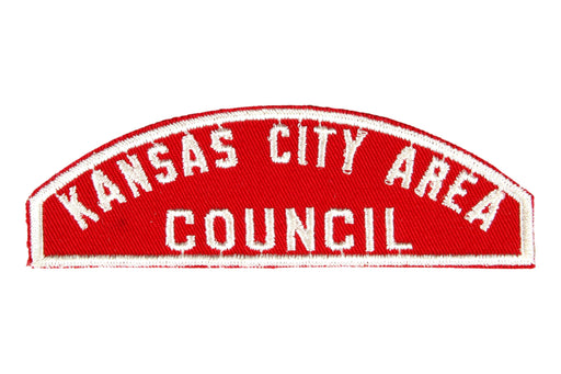 Kansas City Area Council Red and White Council Strip